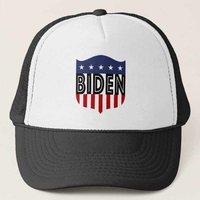 BIDEN stars and stripes Trucker Hat (Front)