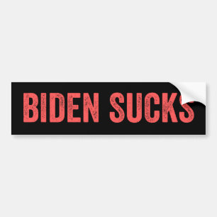 BIDEN SUCKS BUMPER STICKER