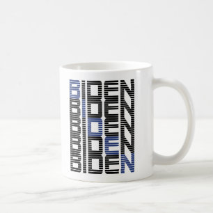 BIDEN text stacks Coffee Mug