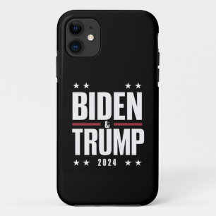 Biden Trump 2024 Funny Election Presidential VP iPhone 11 Case
