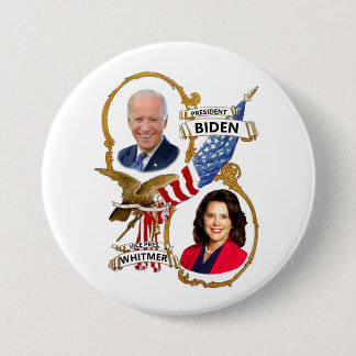 Biden-Whitmer 2020 7.5 Cm Round Badge