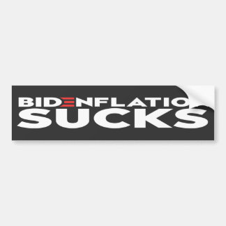 BIDENFLATION SUCKS  Anti Joe Biden Imflation Bumper Sticker