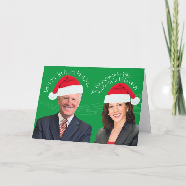 BidenHarris Holiday Songs- Let It Joe Kamala-la-la (Front)