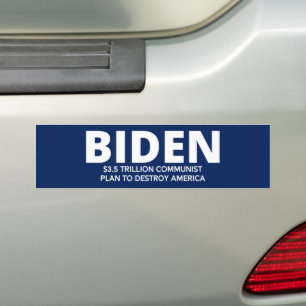 Bidenomics - Communist Plan to Destroy America Bumper Sticker