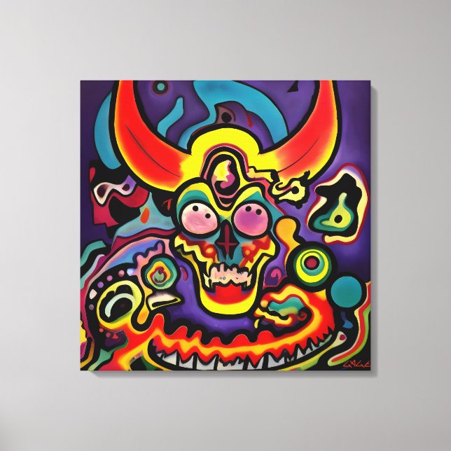 Bien podrías discutir con el Diablo Canvas Print (Front)