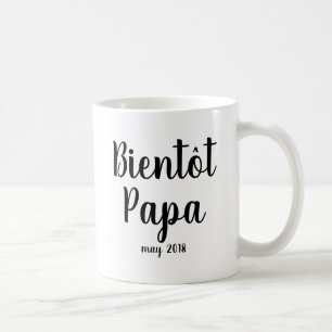 Bientot papa   French Baby Shower Dad Mug