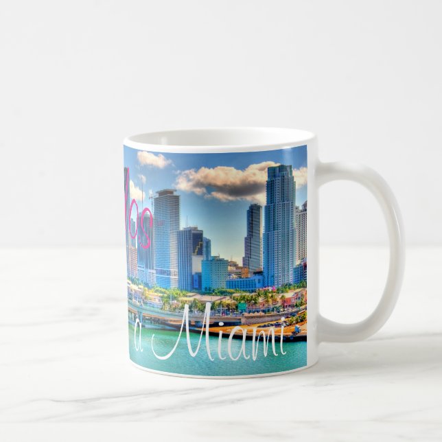 Bienvenidos a Miami Coffee Mug (Right)