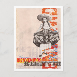 Bienvenidos postcard