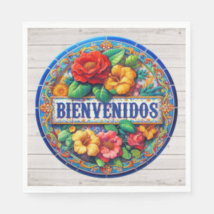 BIENVENIDOS - So Pretty!  Napkin