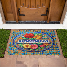 BIENVENIDOS WELCOME Door Mat