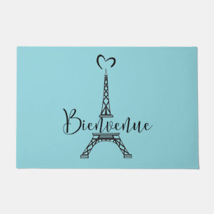 "Bienvenue" (Welcome in French) Doormat