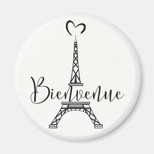 "Bienvenue" (Welcome in French) Magnet