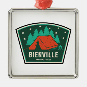 Bienville National Forest Camping Metal Tree Decoration