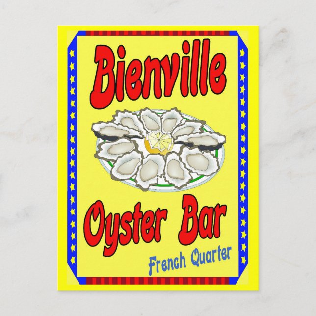 Bienville Oyster Bar Postcard (Front)