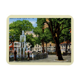 Bienville Sq., Mobile, AL Vintage  Magnet