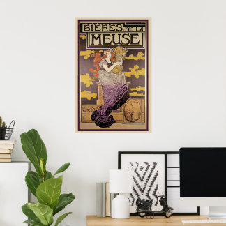 Biere de la Meuse by Marc Auguste Bastard Poster