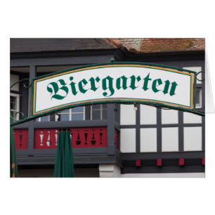 Biergarten sign, Germany