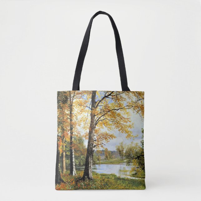 Bierstadt - A Quiet Lake, Tote Bag (Front)