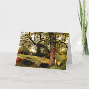 Bierstadt - A Trail through the Trees Card
