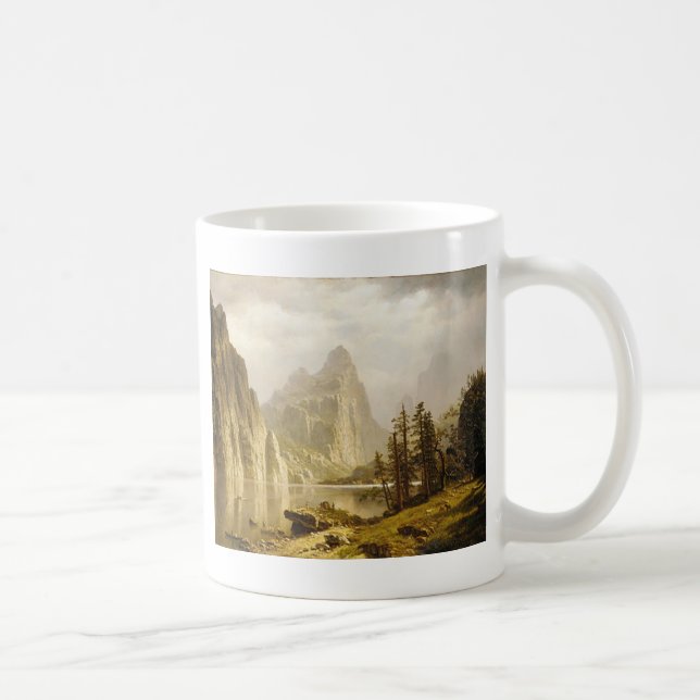 Bierstadt Albert Merced River Yosemite Valley Coffee Mug (Right)