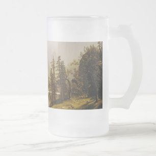 Bierstadt Albert Merced River Yosemite Valley Frosted Glass Beer Mug