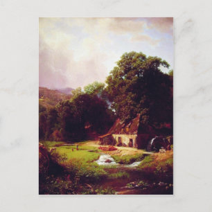 Bierstadt Albert The Old Mill Postcard