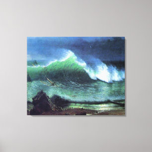 Bierstadt - Emerald Sea, famous painting, Canvas Print