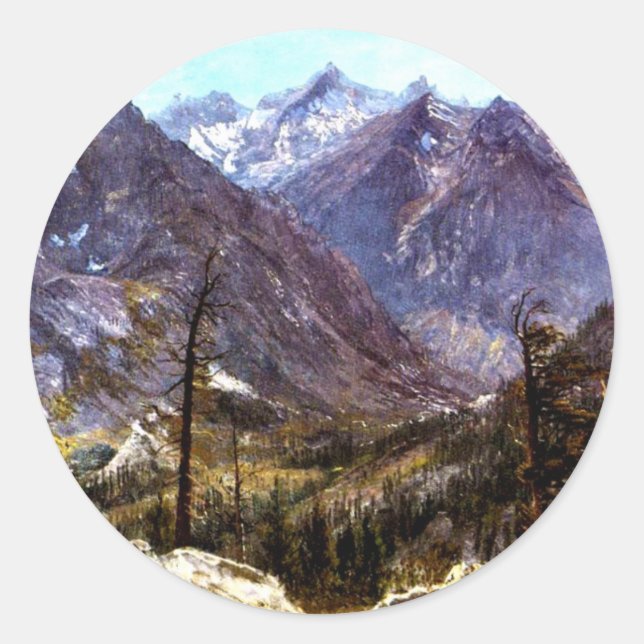 Bierstadt - Estes Park, Colorado, Classic Round Sticker (Front)