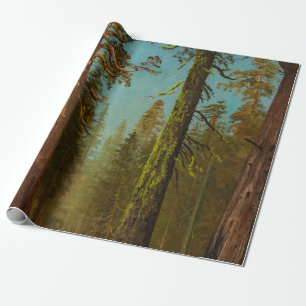 Bierstadt Giant Sequoia Forest Painting Wrapping Paper