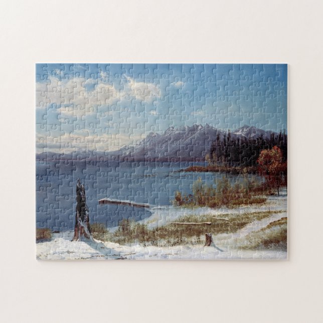 Bierstadt Lake Tahoe Painting Jigsaw Puzzle (Horizontal)