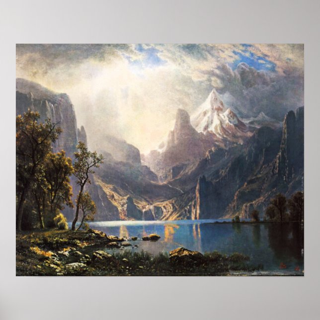 Bierstadt Lake Tahoe Poster (Front)