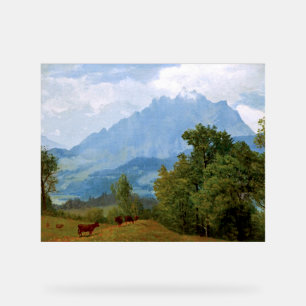Bierstadt - Mount Pilatus, Acrylic Sign