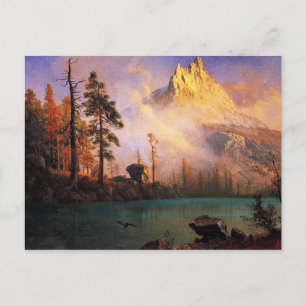 Bierstadt - Mountain Lake, fine art painting Postcard