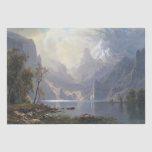 Bierstadt Mountains Lake Wilderness Tissue Paper