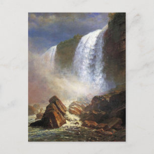 Bierstadt Niagara Falls Painting Postcard