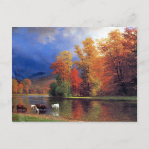 Bierstadt On The Saco Painting Postcard