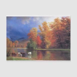 Bierstadt On The Saco Painting Tissue Paper