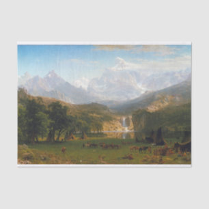 Bierstadt Rocky Mountains Landers Peak Painting Tissue Paper