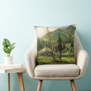 Bierstadt - Sierra Nevada Mountains, Cushion