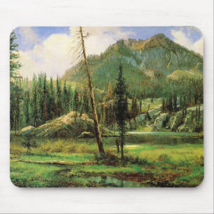 Bierstadt - Sierra Nevada Mountains, Mouse Mat