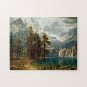 Bierstadt Sierra Nevada Painting Jigsaw Puzzle
