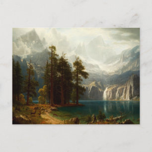 Bierstadt Sierra Nevadas Postcard