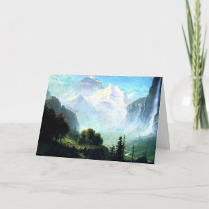 Bierstadt - Staubbach Falls near Lauterbrunnen Card