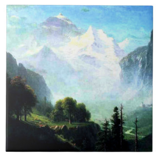 Bierstadt - Staubbach Falls near Lauterbrunnen Tile