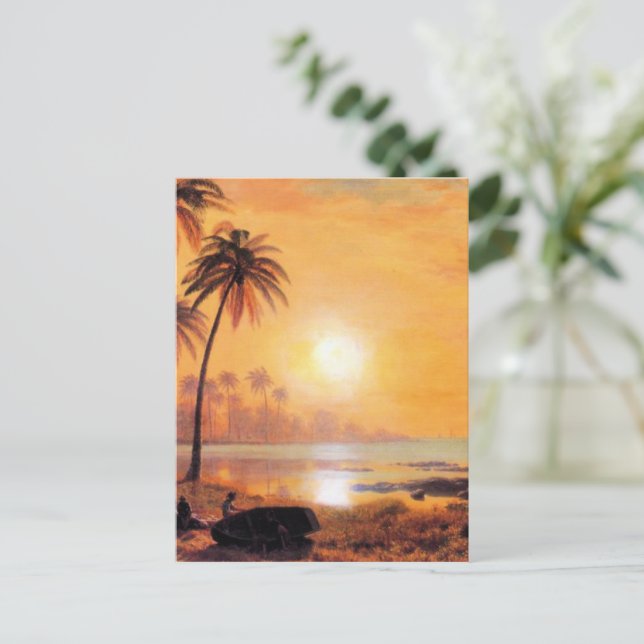 Bierstadt - Tropical Landscape Postcard (Standing Front)