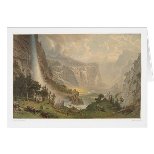 Bierstadt Yosemite Valley, California (1884A) (Front Horizontal)
