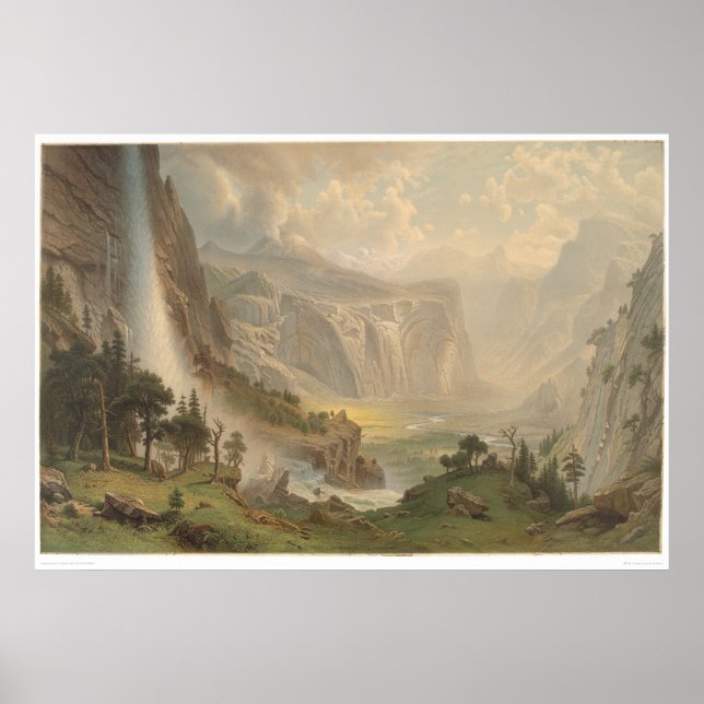Bierstadt Yosemite Valley, California (1884A) Poster (Front)