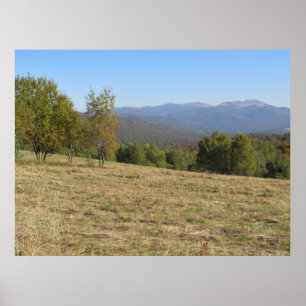 Bieszczady autumn poster
