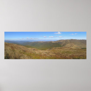 Bieszczady panorama poster