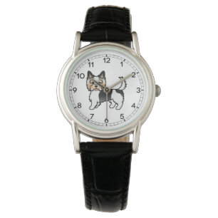 Biewer Terrier / Biewer Yorkie Cute Cartoon Dog Watch